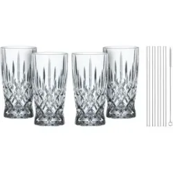 Nachtmann Latte Macchiato-Glas 4er Set Noblesse ¦ transparent/klar ¦ Glas