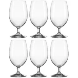 LEONARDO 6er-Gläserset  Daily ¦ transparent/klar ¦ Glas ¦ Maße (cm): B: 7,2 H: