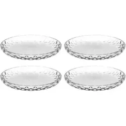 LEONARDO 4er-Tellerset  Cucina Optic ¦ transparent/klar ¦ Glas ¦ Maße (cm): B: