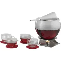 SIMAX Feuerzangenbowle   ¦ transparent/klar ¦ Glas,Edelstahl,Textil