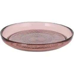 Bitz Dessertteller  Kusintha ¦ rosa/pink ¦ Glas ¦ Maße (cm): H: 2  Ø: 18