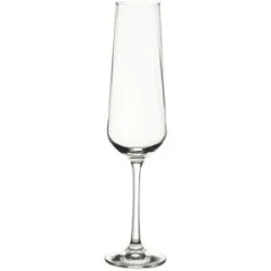 Peill+Putzler Sektglas  Alura Optik ¦ transparent/klar ¦ Glas ¦ Maße (cm): H:
