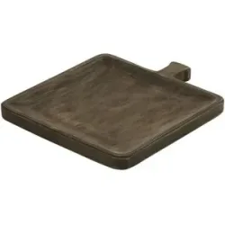 Höffner Holz Tablett   ¦ braun ¦ Massivholz ¦ Maße (cm): B: 38 H: 3