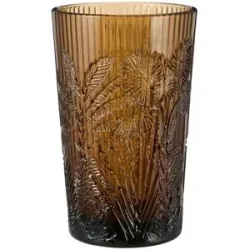 HOME STORY Trinkglas   ¦ braun ¦ Glas ¦ Maße (cm): B: 8 H: 13