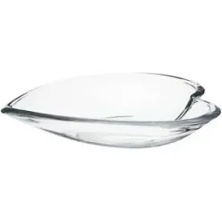 Höffner Deko Schale  Herz ¦ transparent/klar ¦ Glas ¦ Maße (cm): H: 30,5  Ø: 30