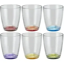 Peill+Putzler Glas  6er-Set  Colore ¦ transparent/klar ¦ Maße (cm): H: 9,9  Ø: