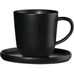 ASA SELECTION Espressotasse mit Untertasse  Kuro ¦ schwarz ¦ Maße (cm): H: 6  Ø: