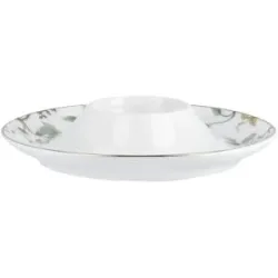 Peill+Putzler Eierbecher mit Ablage  Firenze ¦ weiß ¦ Porzellan ¦ Maße (cm): H: