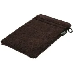 Vossen Waschhandschuh  Vienna Supersoft ¦ braun ¦ Maße (cm): B: 16