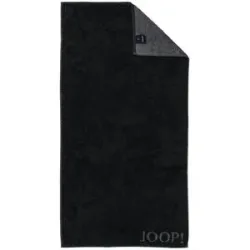 JOOP! Duschtuch  JOOP 1600 Classic Doubleface ¦ schwarz ¦ Maße (cm): B: 80