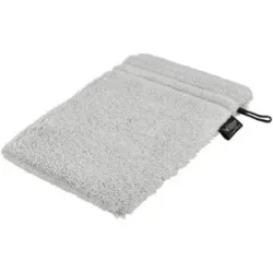 Vossen Waschhandschuh  Vienna Supersoft ¦ grau ¦ Maße (cm): B: 16