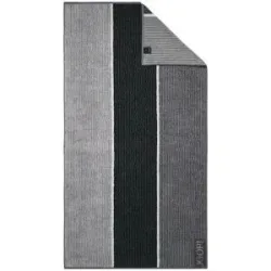 JOOP! Duschtuch  JOOP 1658 Streifen ¦ schwarz ¦ Maße (cm): B: 80
