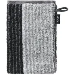 JOOP! Waschhandschuh  JOOP 1658 Streifen ¦ schwarz ¦ Maße (cm): B: 16