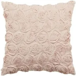 como Kissen  Rosenapplikation ¦ rosa/pink ¦ Maße (cm): B: 43