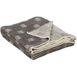 Gray & Jones Überwurf  Black Coast ¦ grau ¦ 100% Baumwolle ¦ Maße (cm): B: 130