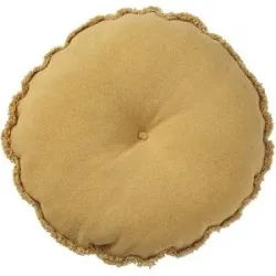 Lifetime Rundes Kissen  Butterflies Honey Glow ¦ gelb Ø: 45