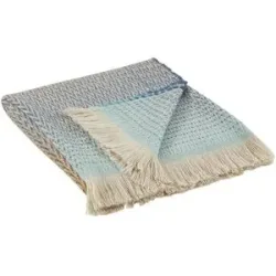 como superior Plaid  Farbverlauf ¦ beige ¦ Synthetik ¦ Maße (cm): B: 130