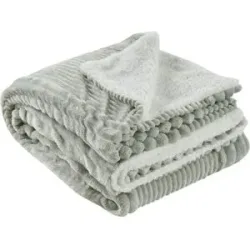 como Flanelldecke  Emilia ¦ grau ¦ Synthetik ¦ Maße (cm): B: 150