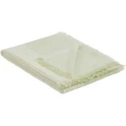Höffner Plaid  Dezent ¦ grün ¦ Synthetik ¦ Maße (cm): B: 130