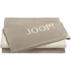 JOOP! Wohndecke Melange Doubleface   ¦ grau ¦ Baumwollmischgewebe ¦ Maße (cm):