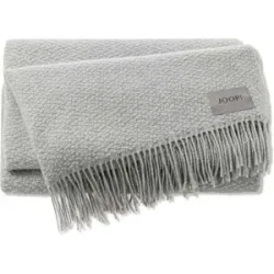 JOOP! Plaid Fine Woven   ¦ silber ¦ Wollmix ¦ Maße (cm): B: 130 H: 1
