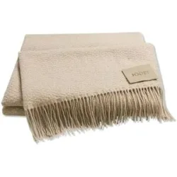 JOOP! Plaid Fine Woven   ¦ weiß ¦ Wollmix ¦ Maße (cm): B: 130 H: 1