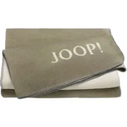 JOOP! Wohndecke Melange Doubleface   ¦ grün ¦ Baumwollmischgewebe ¦ Maße (cm):