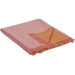 como Plaid  Musselin ¦ rosa/pink ¦ 100% Baumwolle ¦ Maße (cm): B: 130