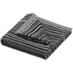 como Handtuch  Jacquard Streifen ¦ grau ¦ Maße (cm): B: 50