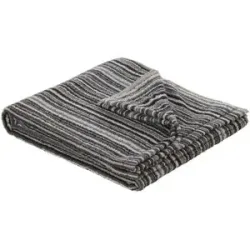 como Duschtuch  Jacquard Streifen ¦ grau ¦ Maße (cm): B: 70