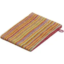 como Waschhandschuh  Jacquard Streifen ¦ mehrfarbig ¦ Maße (cm): B: 16
