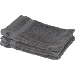 SCHÖNER WOHNEN Kollektion Waschhandschuh 3er-Set   ¦ grau ¦ Maße (cm): B: 16 H: