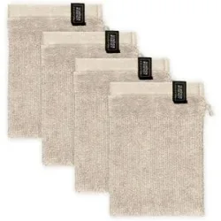 SCHÖNER WOHNEN Kollektion Waschhandschuh 4er-Set   ¦ beige ¦ Maße (cm): B: 16 H: