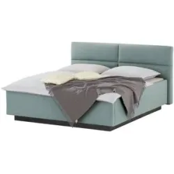 meinBett Polsterbettgestell  Fara ¦ türkis/petrol ¦ Maße (cm): B: 222 H: 102