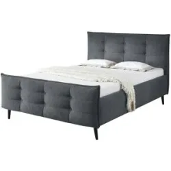 meinBett Polsterbettgestell  Mariano B ¦ grau ¦ Maße (cm): B: 169 H: 108