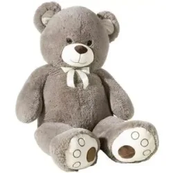 Heunec Kuscheltier  Bär ¦ grau ¦ Maße (cm): B: 70 H: 20