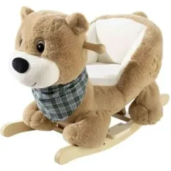 Heunec Schaukeltier  Bär ¦ braun ¦ Maße (cm): B: 33 H: 52
