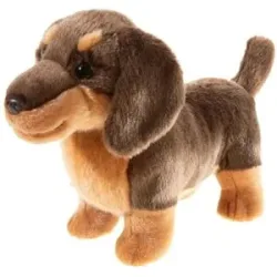 Heunec Kuscheltier  Dackel ¦ braun ¦ Maße (cm): B: 12 H: 20