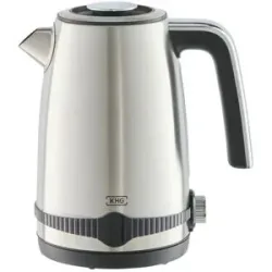 KHG Wasserkocher  WK-1723TW (DES) ¦ grau ¦ Edelstahl,Kunststoff ¦ Maße (cm): B: