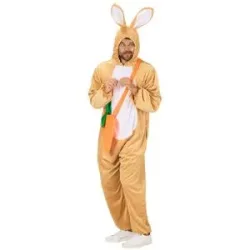 buttinette Hasenkostüm unisex, hellbraun/weiß