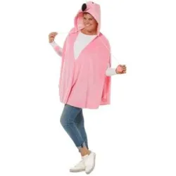 buttinette Flamingo-Poncho, unisex