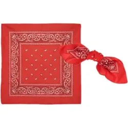 Bandana, rot, 2 Stück