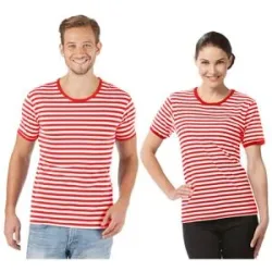Kurzärmeliges Ringelshirt 