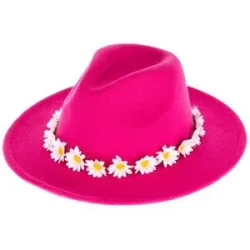 Hippie-Hut ?Margeriten?, pink/weiß