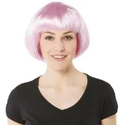 Bob-Perücke, rosa