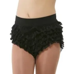 Rüschenhose für Kinder, schwarz
