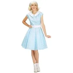 buttinette Rock'n'Roll-Kleid, pastellblau