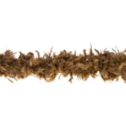 Federboa, braun, 90 g, 1,80 Meter
