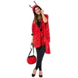 buttinette Marienkäfer-Poncho, unisex