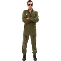 Overall Jetpilot für Herren, olivgrün